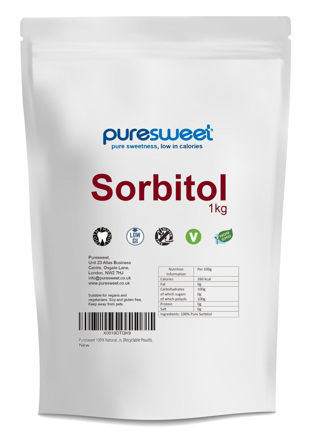 Puresweet Sorbitol 1kg