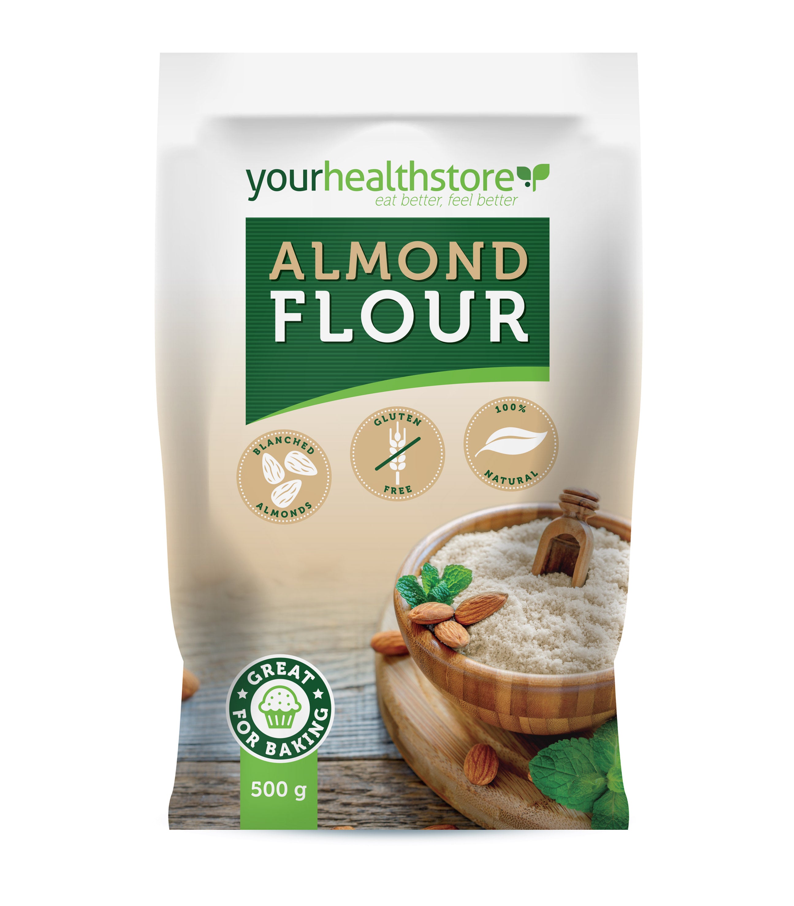 yourhealthstore Premium Gluten Free Ground Almond Flour 500g