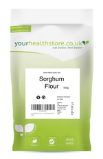 yourhealthstore Premium Whole Grain Gluten Free Sorghum Flour 500g (Sweet White)