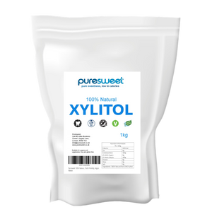 Puresweet 100% Natural Xylitol 1kg, Tooth Friendly, Diabetic Friendly, Vegan, Non GMO.