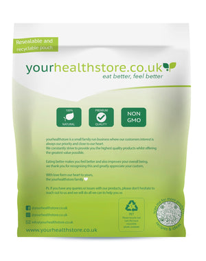yourhealthstore Premium Oat Fibre 250g, Extra Light and Fluffy, Great for Keto King Bread, Vegan, Produced in The EU, (Recyclable Pouch)